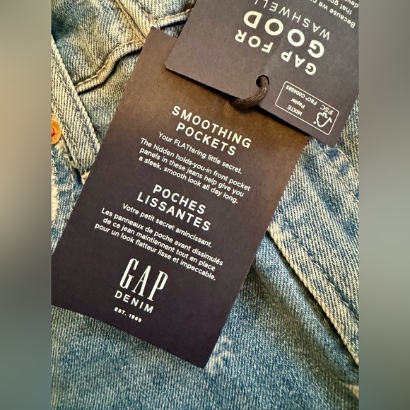 NWT Gap high Rise True Skinny Floral Print Ankle Jeans 27 / 4 - Picture 15 of 16